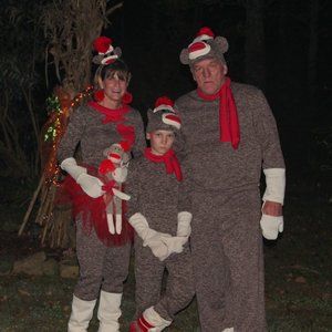 Wishcraft Sock Monkey Costume Women's Size 4-6